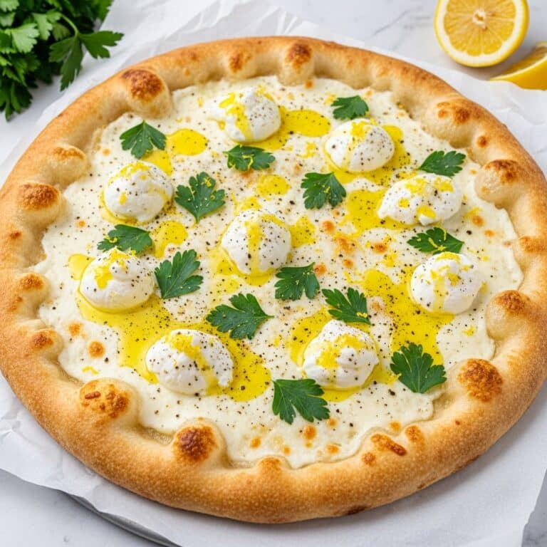 Zesty Lemon Mozzarella Pizza Recipe
