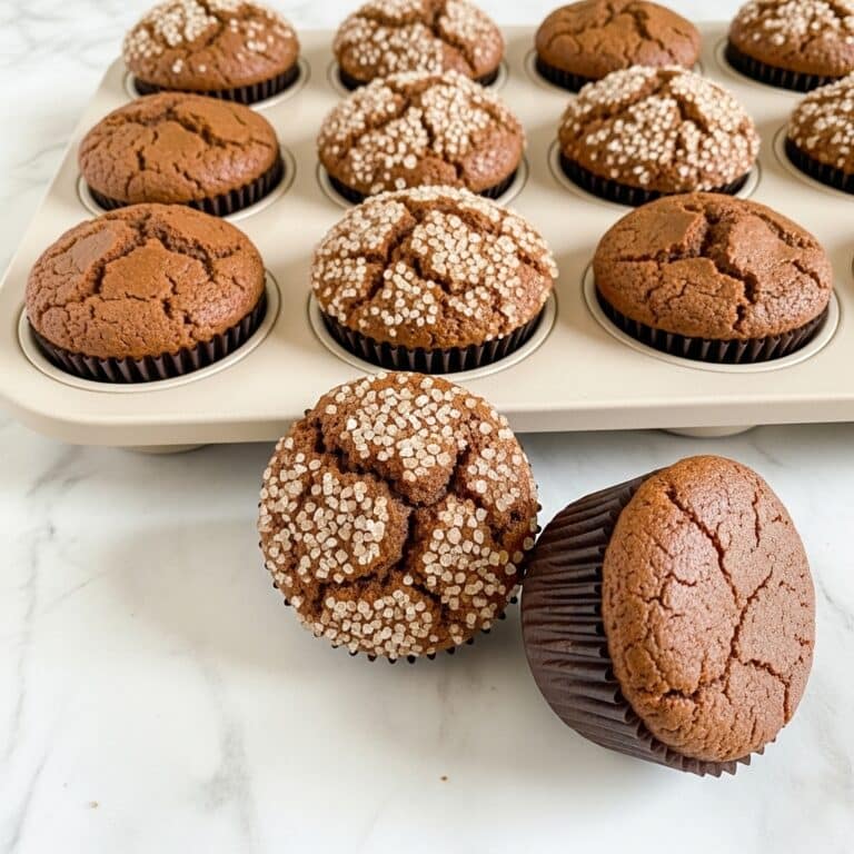 Spiced Molasses Gingerbread Muffins Recipe