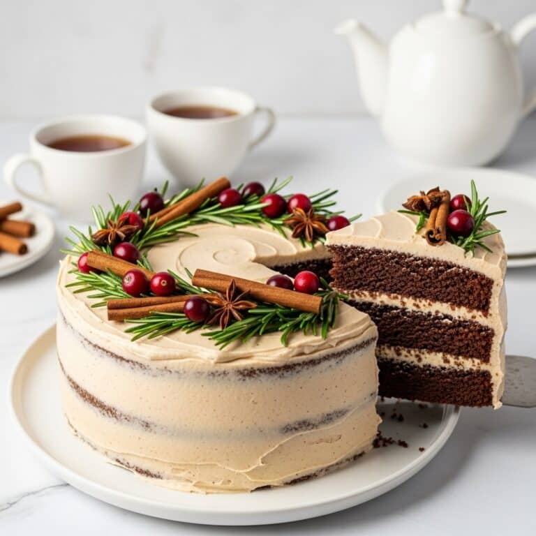 Gingerbread Cake with Cinnamon Cream Cheese Frosting Recipe