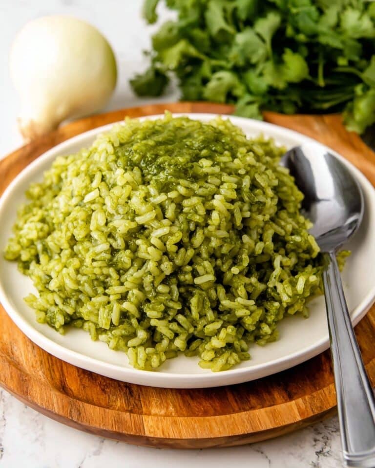 Green Poblano Rice Recipe