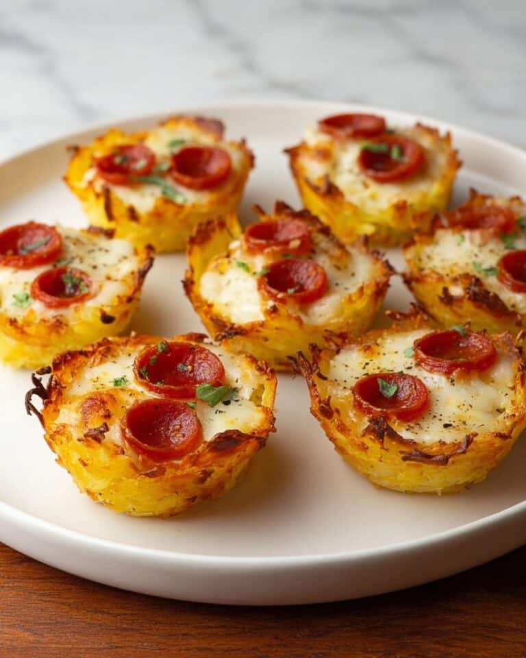 Spaghetti Squash Pizza Nests Recipe