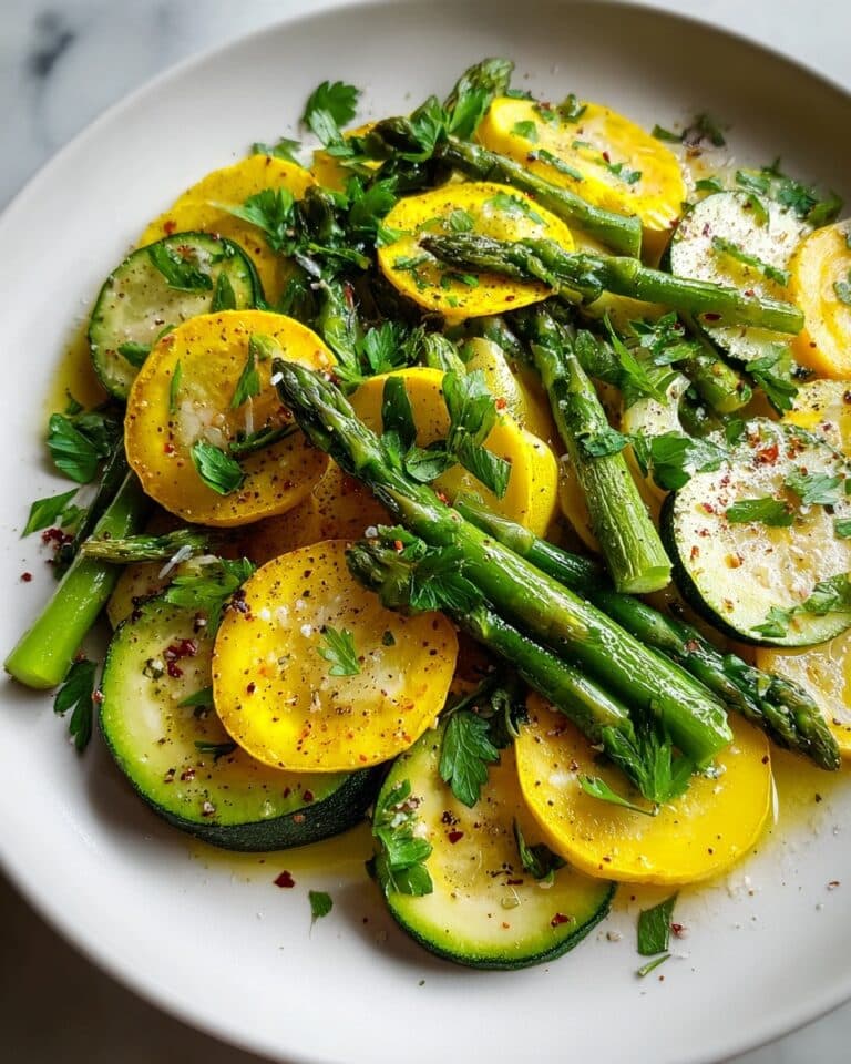 Flavorful Asparagus with Zucchini and Yellow Squash Roast Recipe
