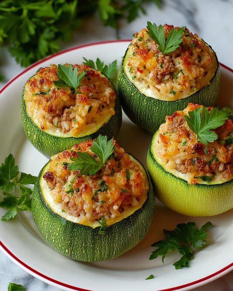 Stuffed Zucchini Boats Recipe