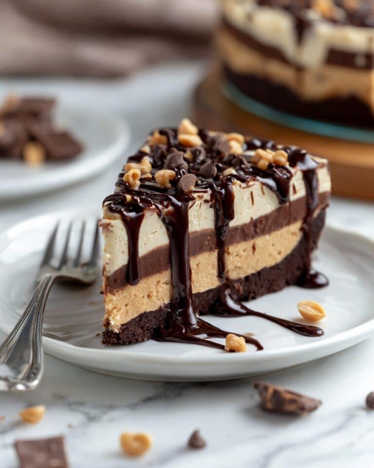Decadent Chocolate Peanut Butter Swirl Pie Recipe