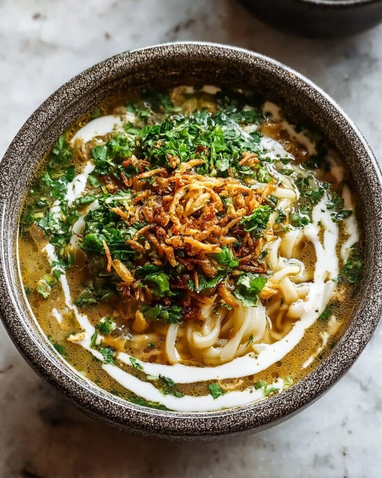 Persian Lentil and Herb Noodle Soup Recipe