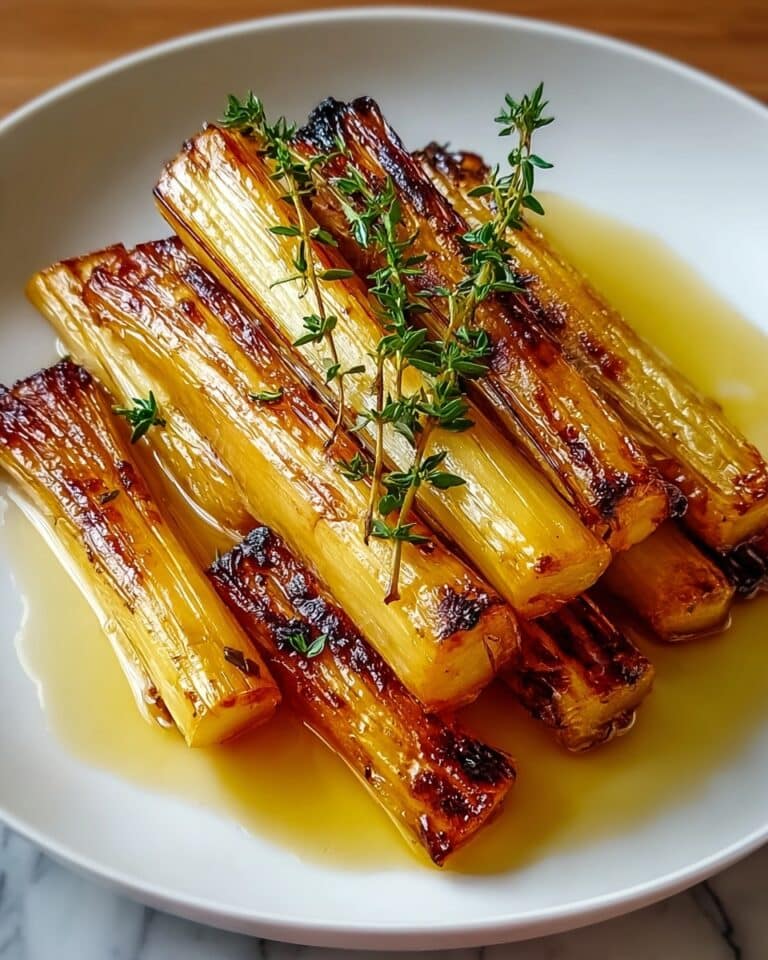 Maple Roasted Parsnips with Thyme Recipe