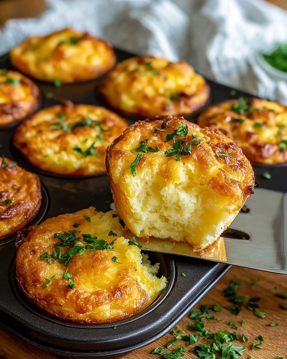 The image shows two cheese-stuffed potato puffs on a white plate against a white marbled background. The bottom puff is round with a golden-brown crispy crust that has orange and dark brown melted cheese patches, sprinkled with small green parsley leaves. On top sits a slightly smaller puff, broken open in the middle to reveal a soft, creamy white potato inside with melted, stretchy cheese dripping down. The same cheese and parsley topping can be seen on this upper puff as well. The background is blurred with a green color. Photo taken with an iphone --ar 4:5 --v 7