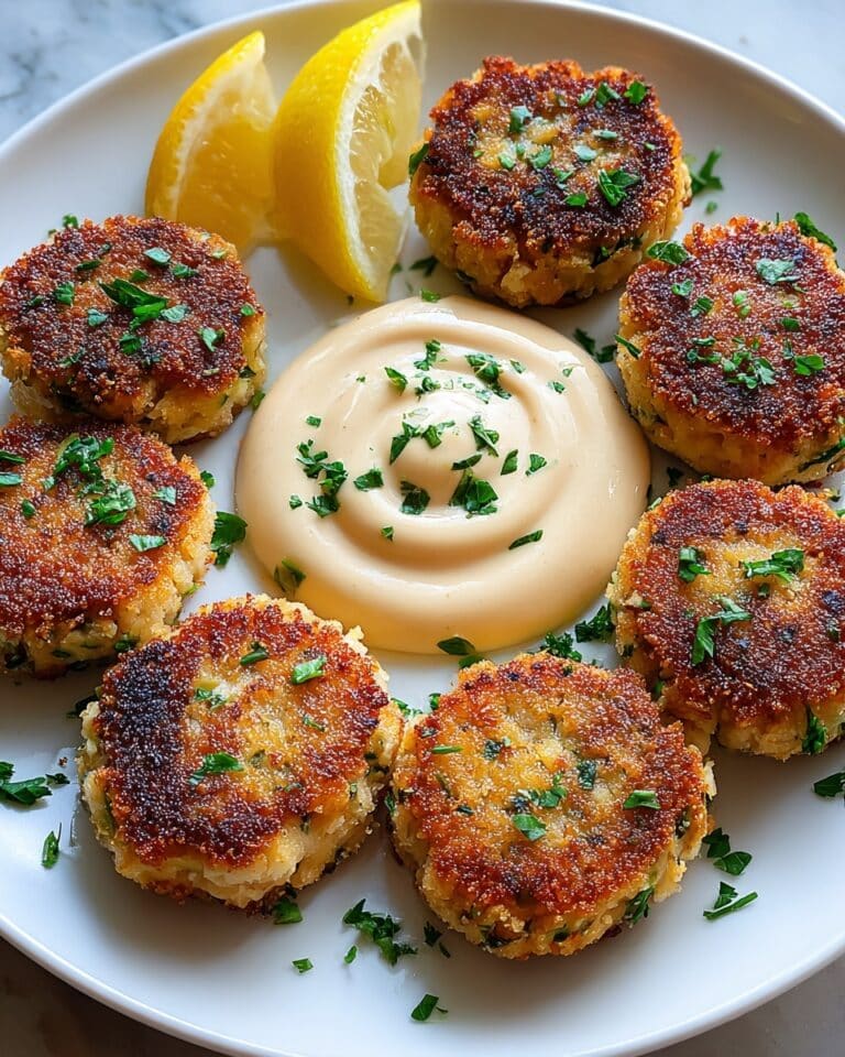 Crispy Shrimp Cakes with Lemon Aioli – A Flavorful Delight Recipe