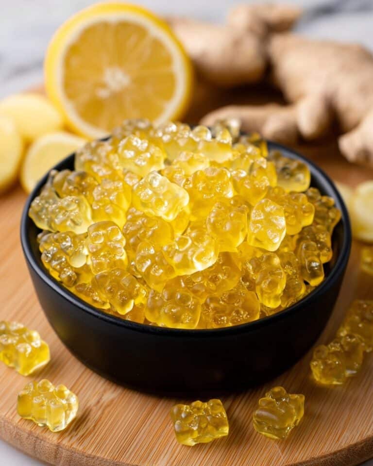Green Tea Lemon Ginger Gummies Recipe