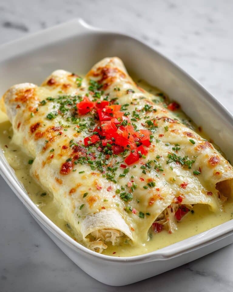 Queso Chicken Enchiladas Bake Recipe