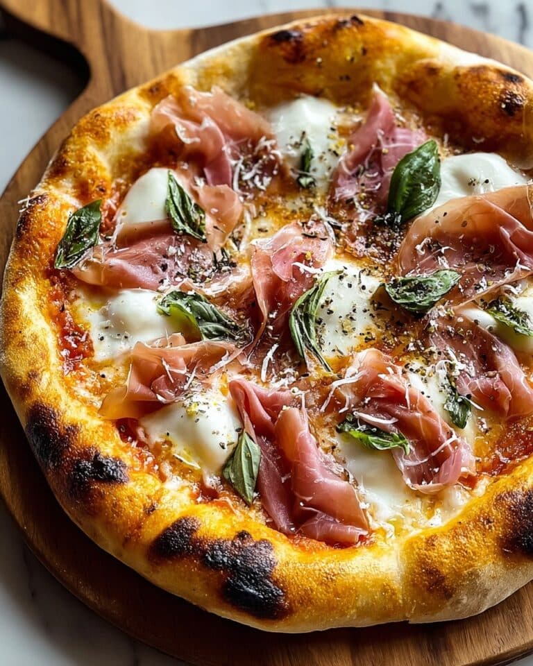 White Pizza with Prosciutto Recipe