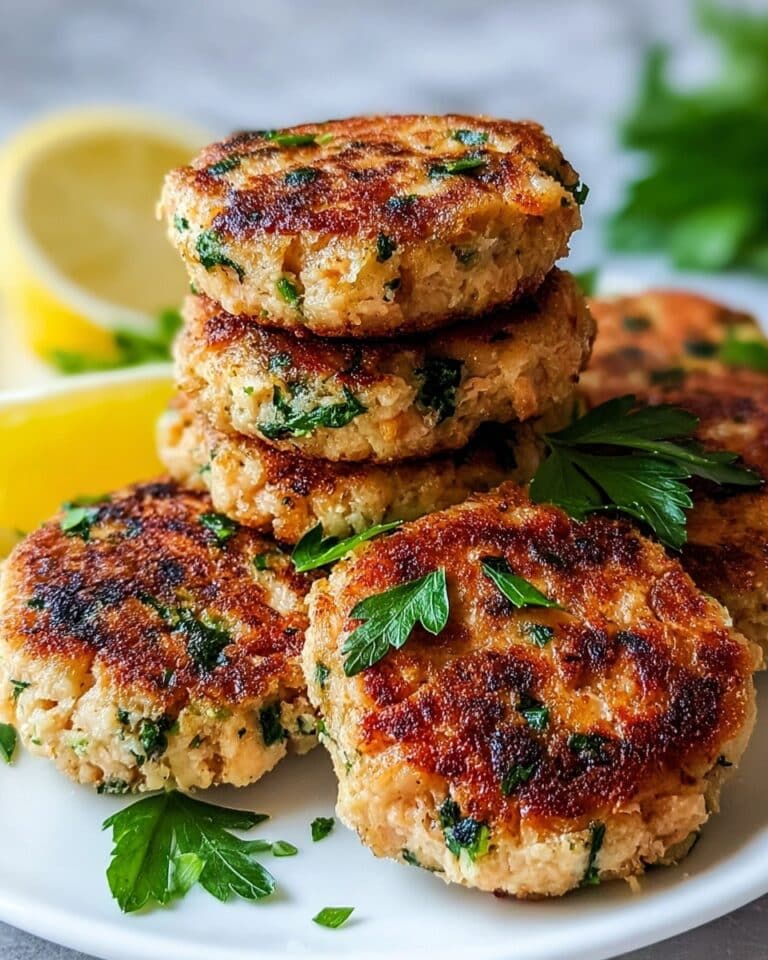 Mediterranean Chicken Patties Recipe