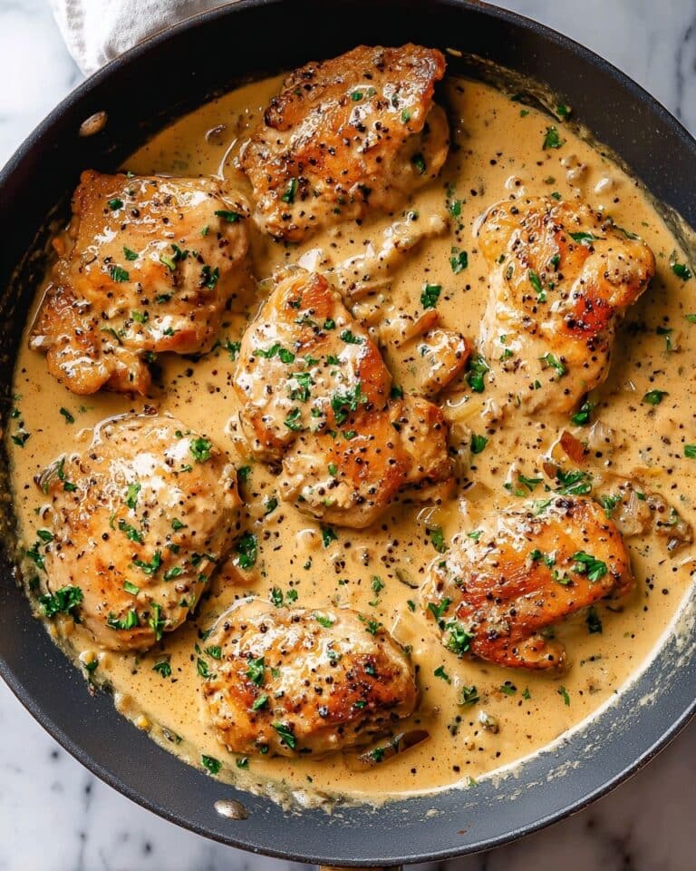 Easy Chicken au Poivre Recipe