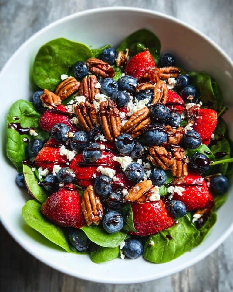 15-Minute Strawberry Spinach Salad Recipe