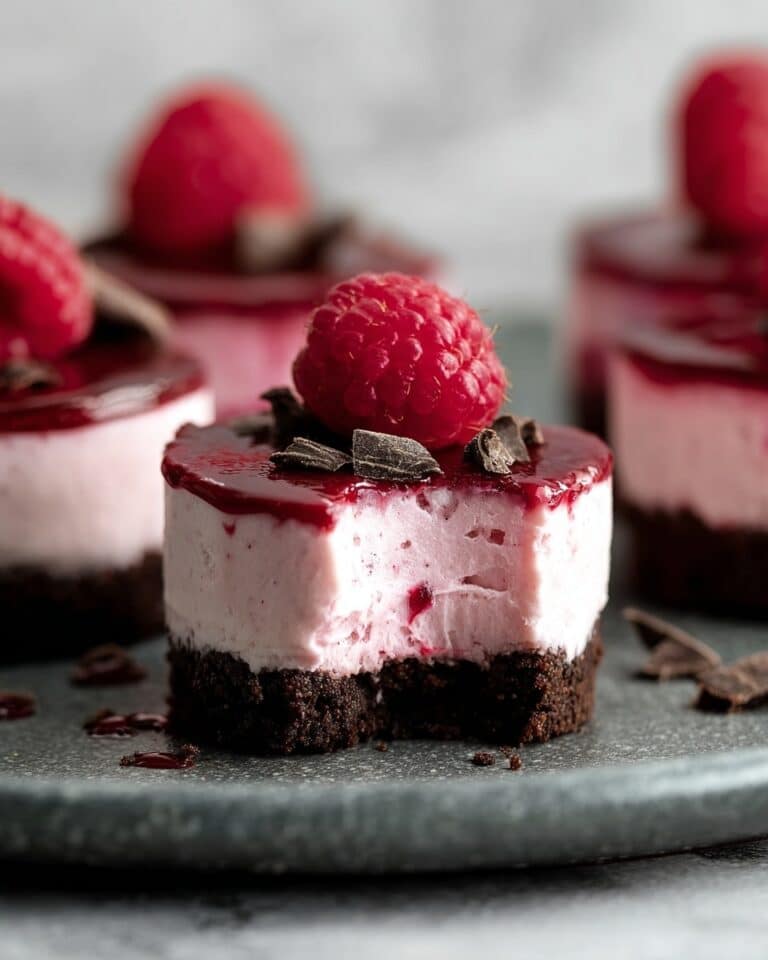 Raspberry Cheesecake Bites with Chocolate Crust Recipe