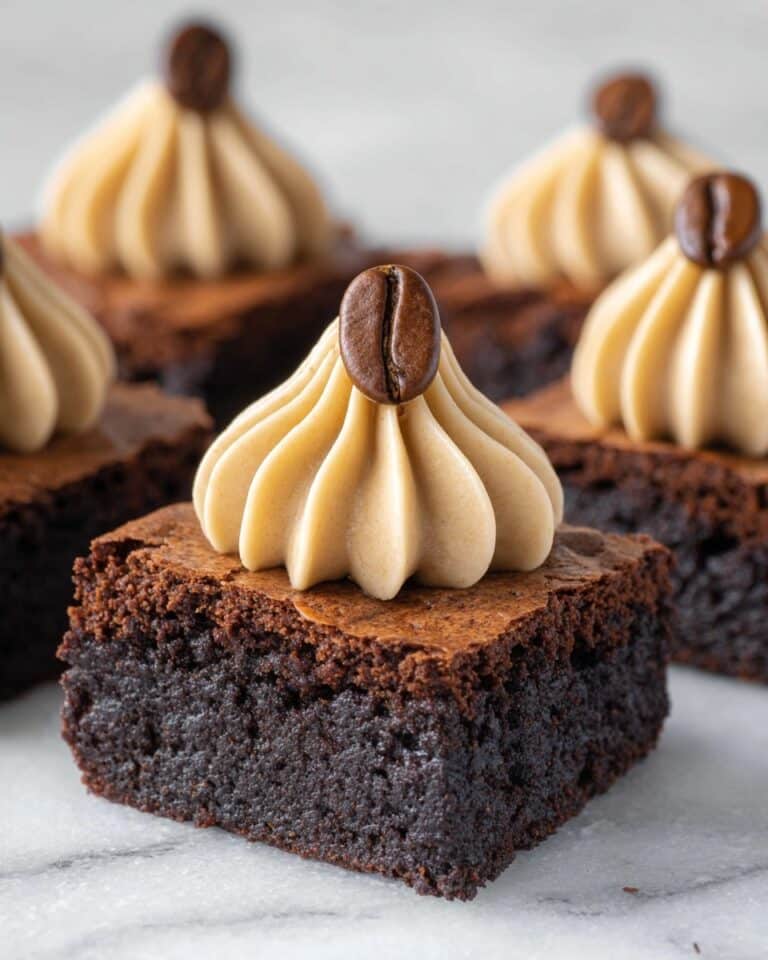 Frosted Coffee Brownies Recipe