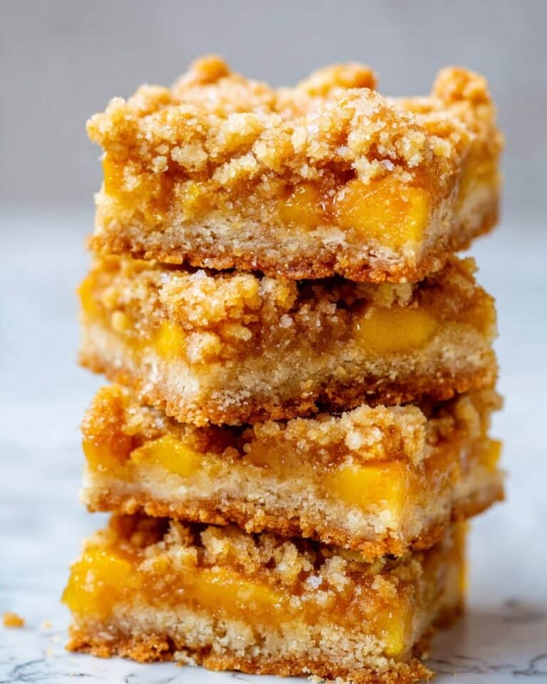 Mango Oatmeal Crumble Bars Recipe