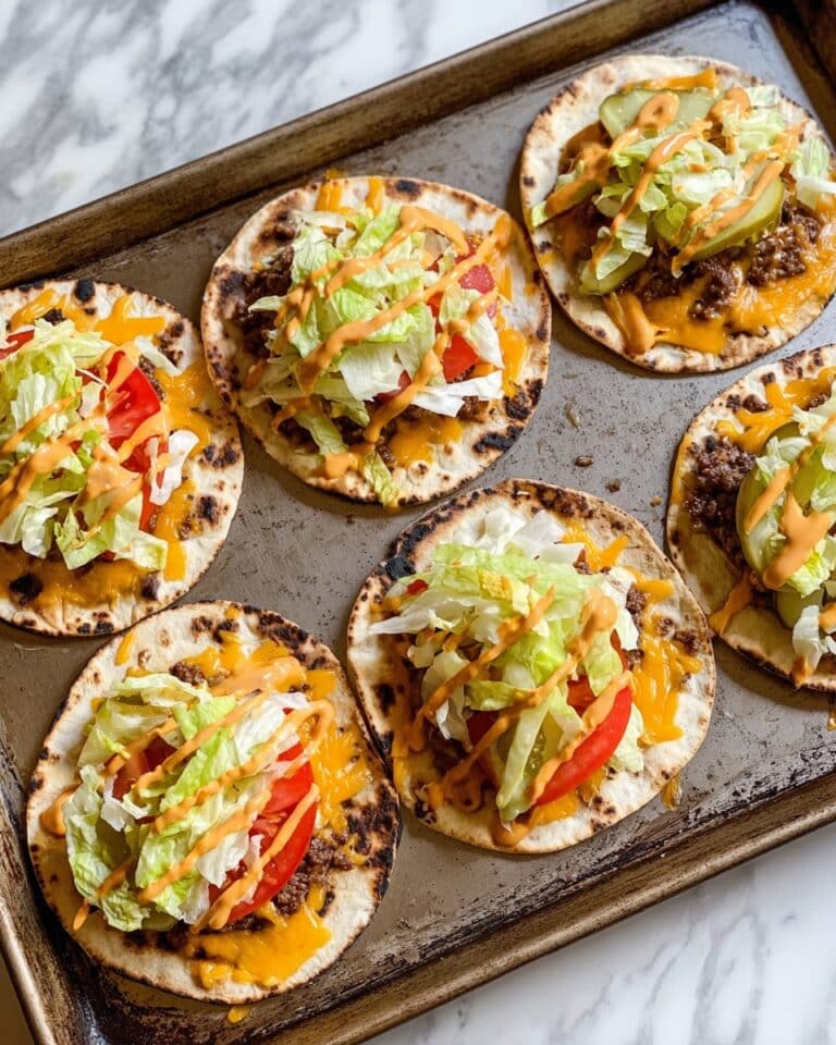 Smashed Cheeseburger Tacos Recipe