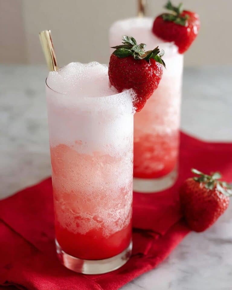 Italian Cream Soda with Flavored Syrup, Heavy Cream, and Fresh Fruit Recipe