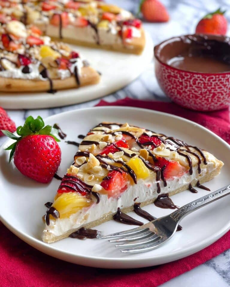 Banana Split Fruit Pizza Recipe