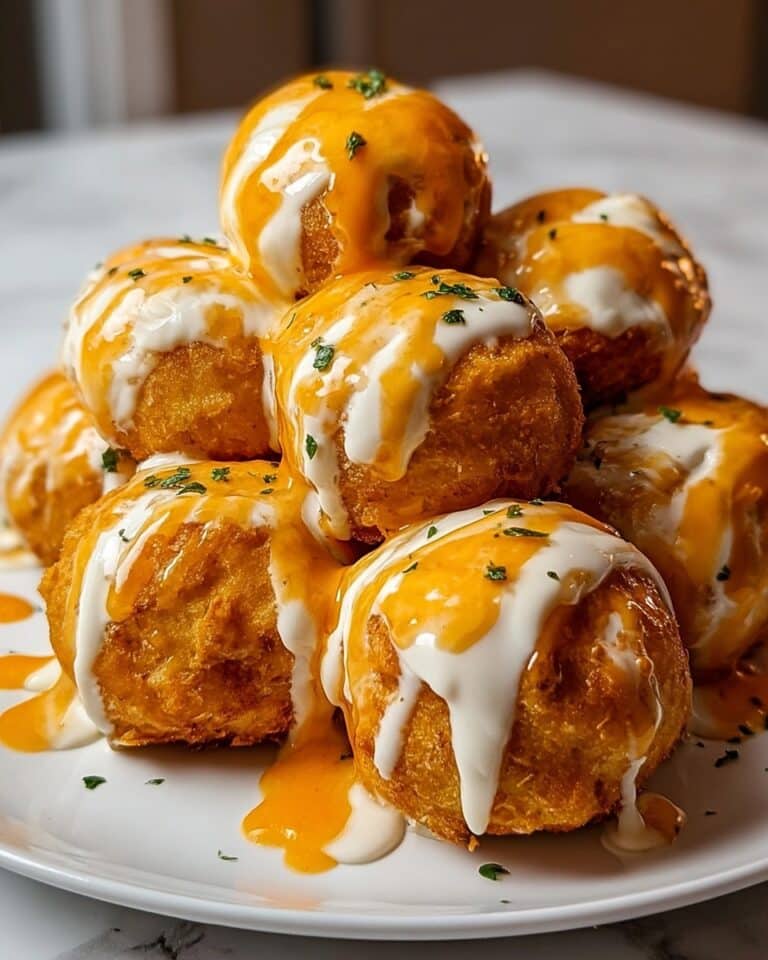 Cheesy Buffalo Ranch Chicken Bombs Recipe